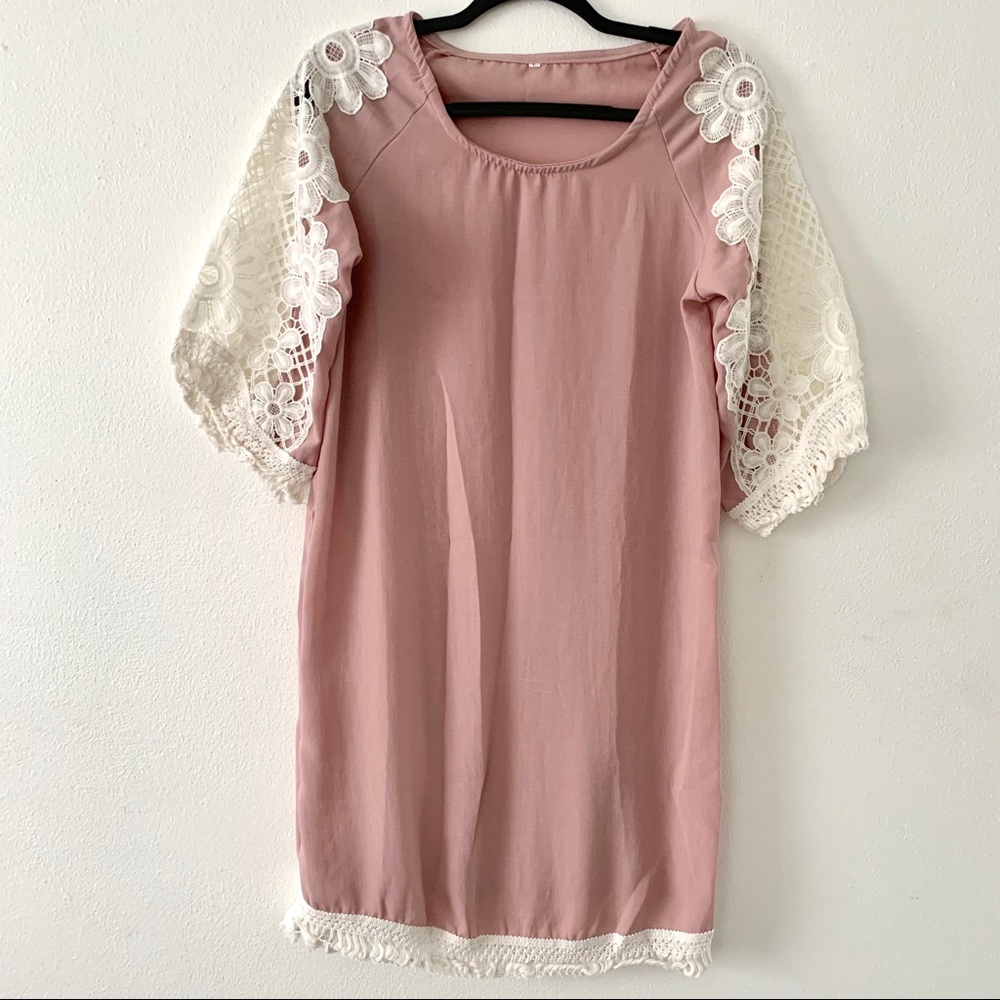 Mauve Tunic Dress (A64)